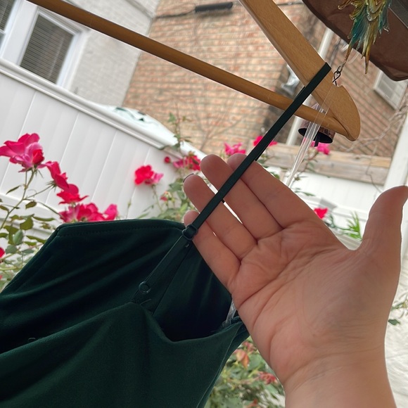 Emerald Sundae - Juniors' Notch-Neck Slit-Front Gown - Large - Picture 12 of 16